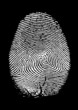 Fingerabdruck Negativ
