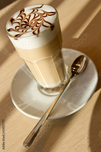 Photo: cafe latte in restoran cafe latte in restoran