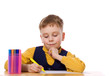 Boy drawing