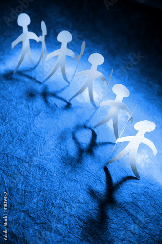 Photo: Paperchain people Paperchain people