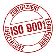 Stempel - ISO 9001 Zertifiziert (Freigestellt)