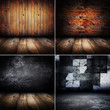 Vintage room interior collection. Vintage room interior collection.