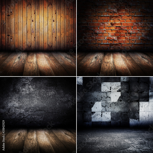 Photo: Vintage room interior collection. Vintage room interior collection.