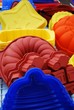 Colorful and differently shaped silicone baking pans