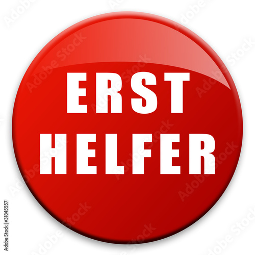 Vektor: 3D Effekt Button "ERSTHELFER" 3D Effekt Button "ERSTHELFER"