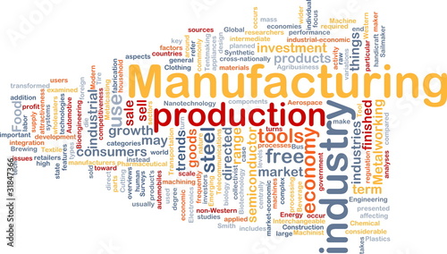 Illustration: Manufacturing background concept Manufacturing background concept