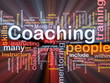Coaching background concept