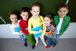 Pupils with books