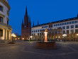 Schlossplatz at Night in Wiesbaden Schlossplatz at Night in Wiesbaden