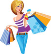 shopping girl