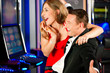Paar in Spielcasino