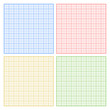 millimeterpapier 4 farben I
