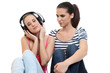 ����: young lady listen to music on earphone � totti #31855515