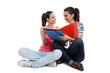����: young happy girlfriends learing together � totti #31855569