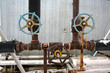 Old industrial pipes