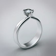 Photo en ligne au meilleur prix Ring with diamond isolated