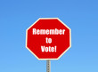 Remember to vote