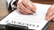 Video: Businessman is signing a contract. Businessman is signing a contract.