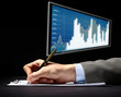 businessman's hand with pen