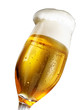 Bierglas breite Krone vor weiss