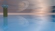 Wasseroberfläche auf dem fremden Planet
