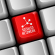Vector: taste 2 soziales netzwerk 1 taste 2 soziales netzwerk 1