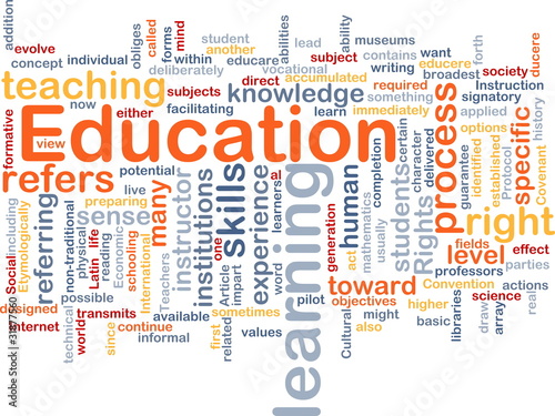 Illustration: Education background concept Education background concept
