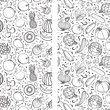 Vegetables&fruits pattern set