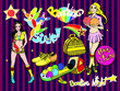 Two Sexy Young Women in Bowling Club (vector set) Two Sexy Young Women in Bowling Club (vector set)