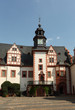 Clock Tower of the Castle Weilburg in Hesse, Germany