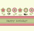 Birthday card, vector Birthday card, vector