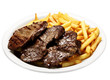 Filé com batata frita