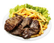 Filé com batata frita