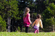 playfulness kids on field