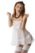 white babydoll
