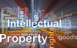 Intellectual property background concept