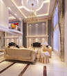 Modern design interior of living-room. 3D render Modern design interior of living-room. 3D render