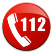 Vektor: Button "Notruf 112" Button "Notruf 112"