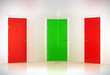 Correct choice: conceptual corner door