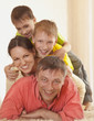 parents with their  children