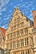 Beautiful medieval building in historical center of Gent