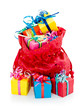 Paquets cadeaux colorés