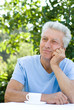 happy elderly man