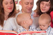 happy family of five