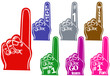 Foam fingers Foam fingers