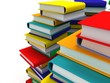 Pile of books isolated on white background Pile of books isolated on white background