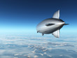 Zeppelin über den Wolken