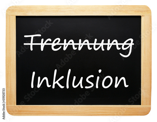 Illustration: Trennung / Inklusion - Konzept Trennung / Inklusion - Konzept
