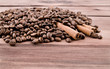 grains of coffee
