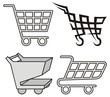 Shopping cart icons